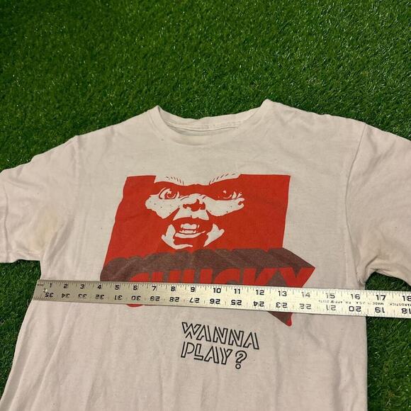 Ripple Junction Chucky "Wanna Play?" Graphic T-Shirt - Picture 3 of 5
